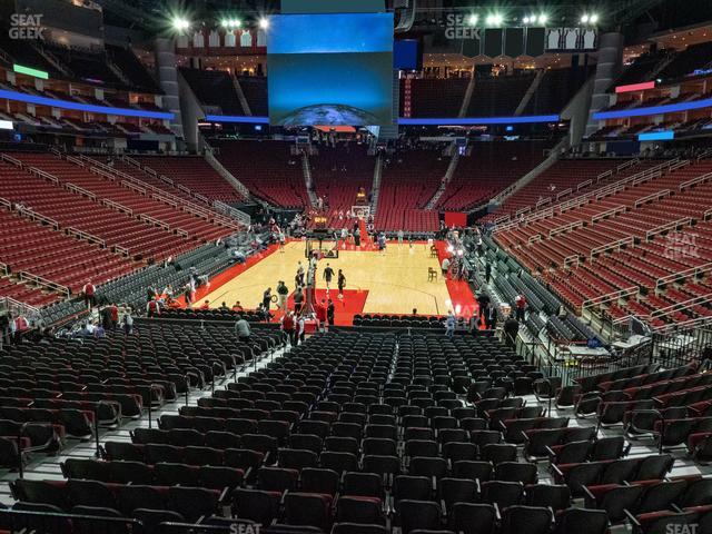Toyota Center - Section 126 Seat View