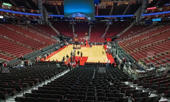 Toyota Center - Section 126 Seat View
