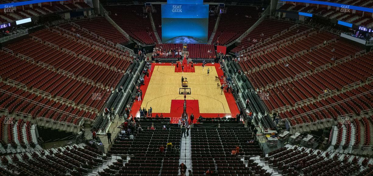 Toyota Center - Section 401 Seat View