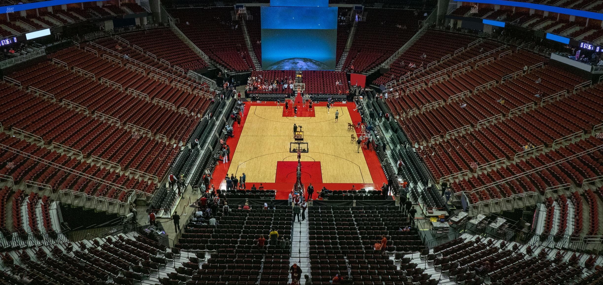 Toyota Center - Section 401 Seat View