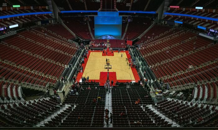 Toyota Center - Section 401 Seat View