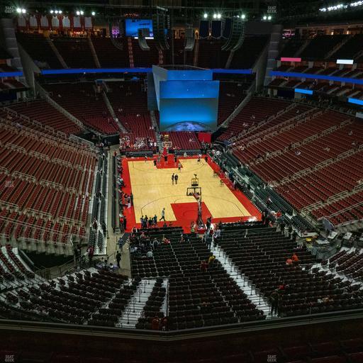 Toyota Center - Section 402 Seat View