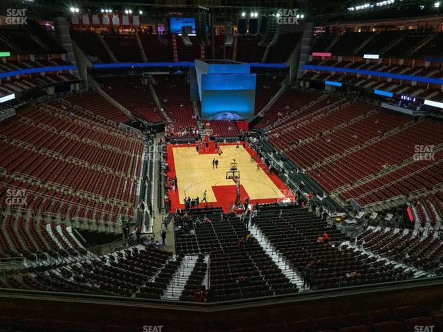 Toyota Center - Section 402 Seat View