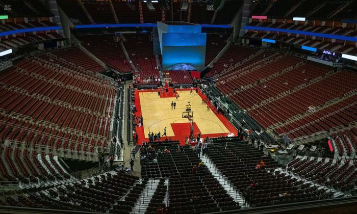 Toyota Center - Section 402 Seat View