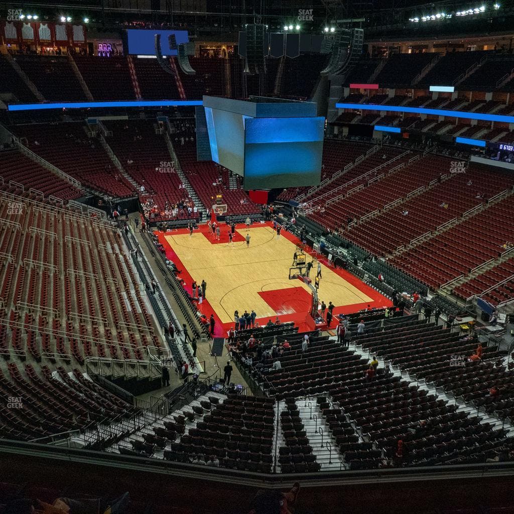Toyota Center - Section 403 Seat View