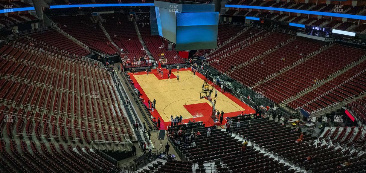 Toyota Center - Section 403 Seat View