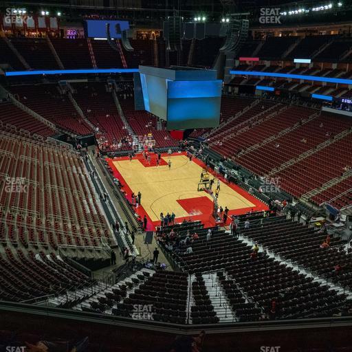 Toyota Center - Section 403 Seat View