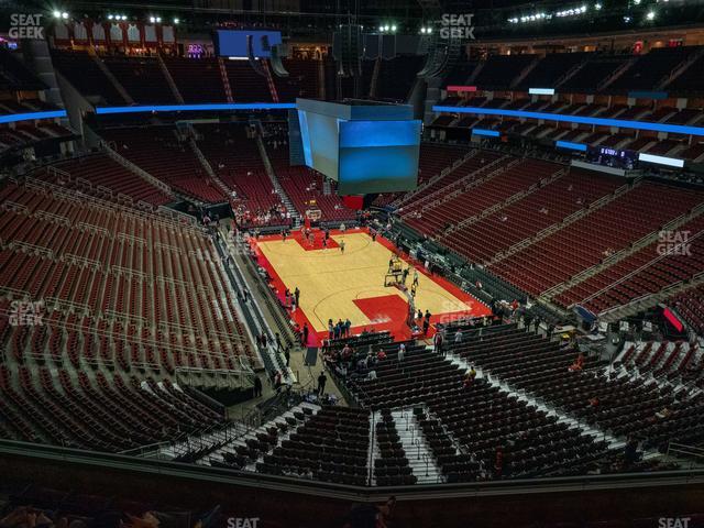 Toyota Center - Section 403 Seat View