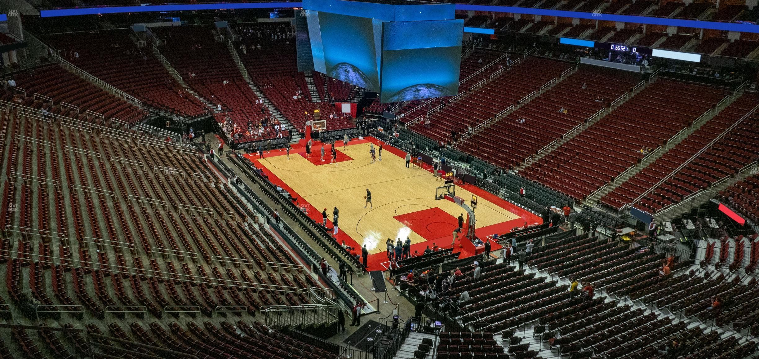 Toyota Center - Section 404 Seat View