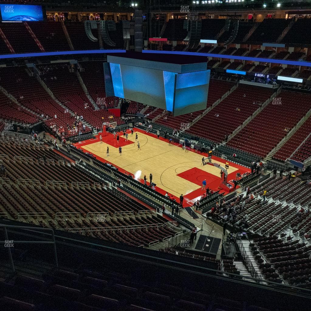 Toyota Center - Section 405 Seat View