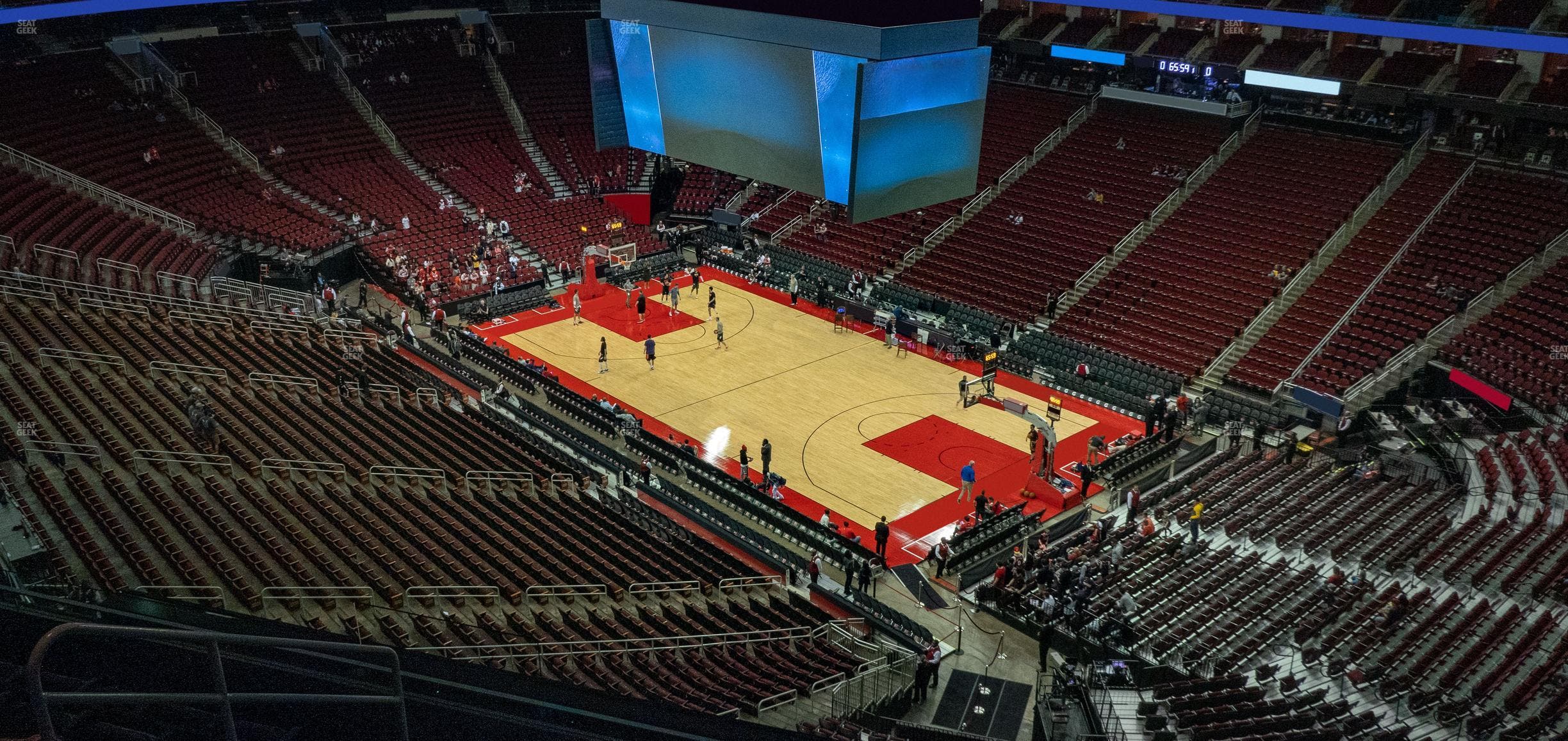 Toyota Center - Section 405 Seat View
