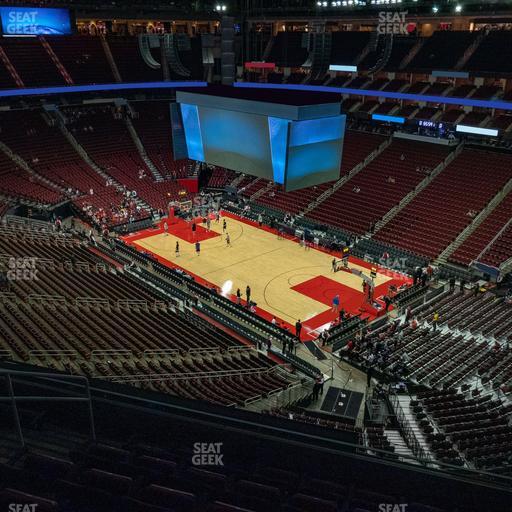 Toyota Center - Section 405 Seat View