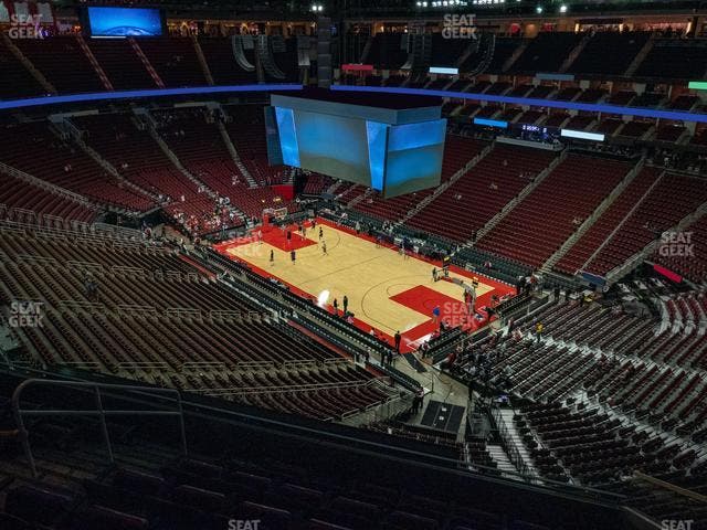 Toyota Center - Section 405 Seat View