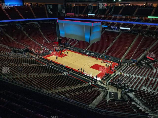 Toyota Center - Section 406 Seat View