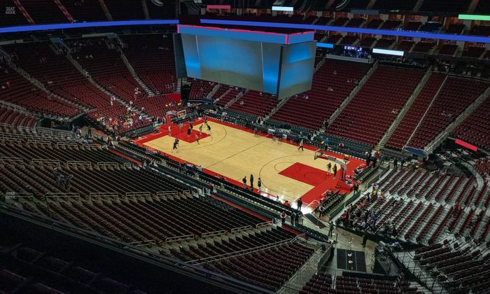 Toyota Center - Section 406 Seat View