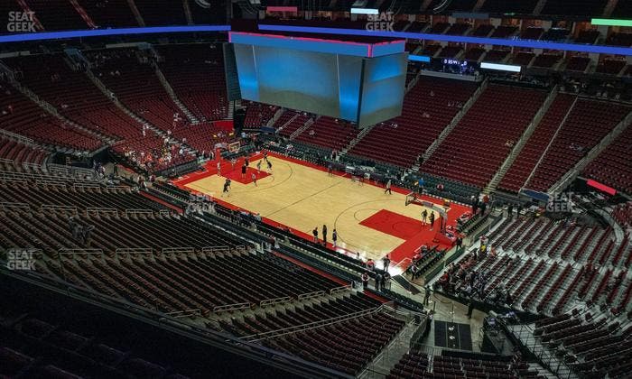Toyota Center - Section 406 Seat View