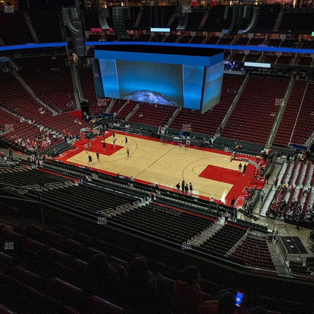 Toyota Center - Section 407 Seat View