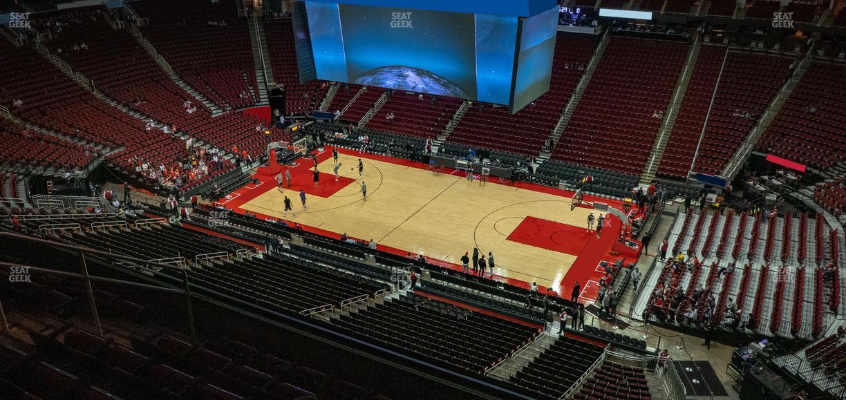 Toyota Center - Section 407 Seat View