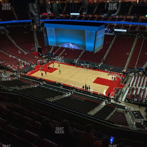 Toyota Center - Section 407 Seat View