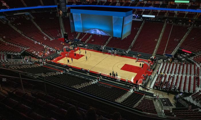 Toyota Center - Section 407 Seat View