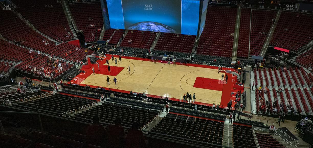 Toyota Center - Section 408 Seat View