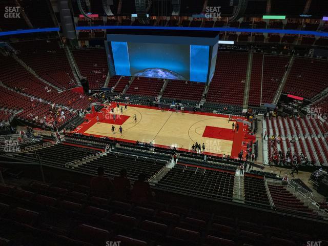 Toyota Center - Section 408 Seat View