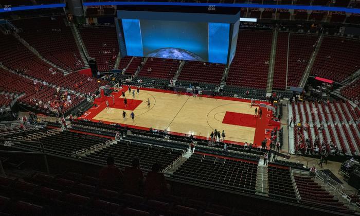 Toyota Center - Section 408 Seat View