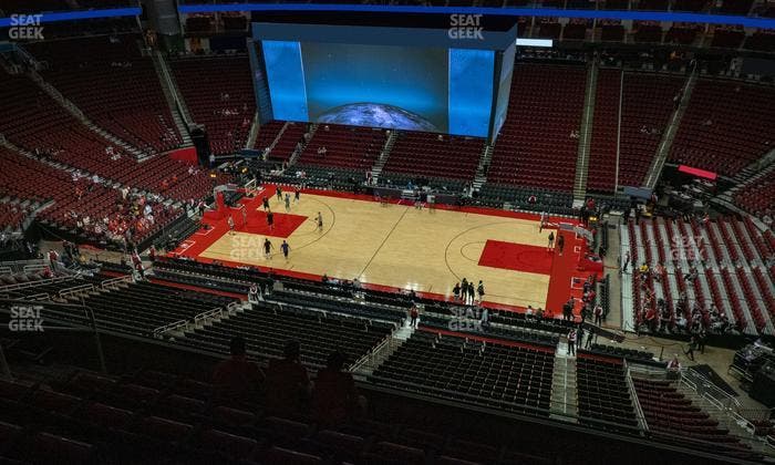 Toyota Center - Section 408 Seat View
