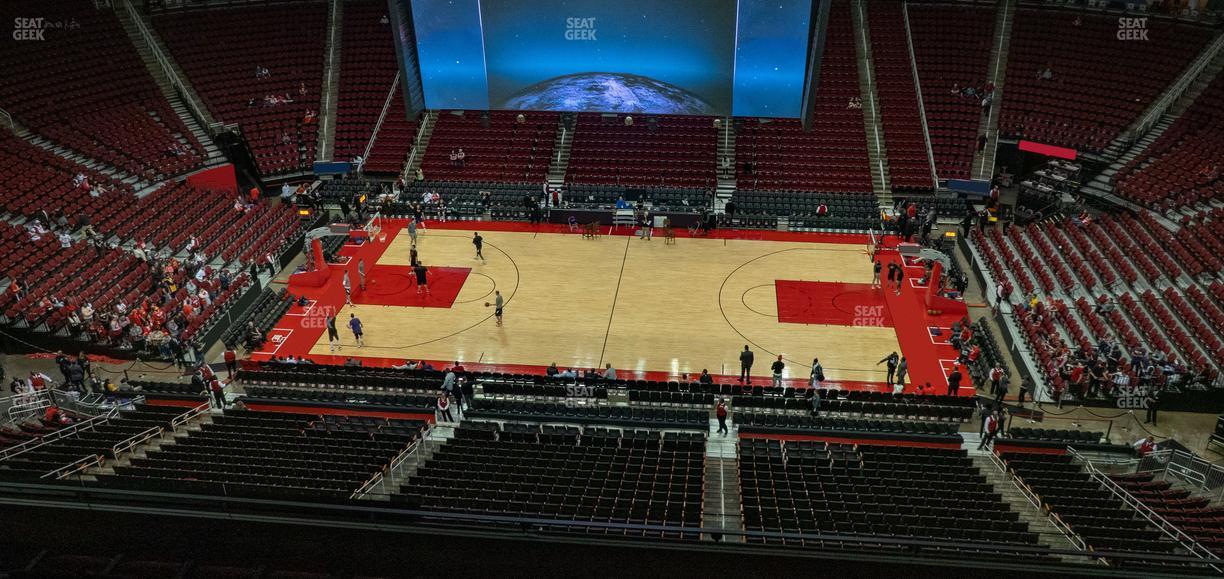 Toyota Center - Section 409 Seat View