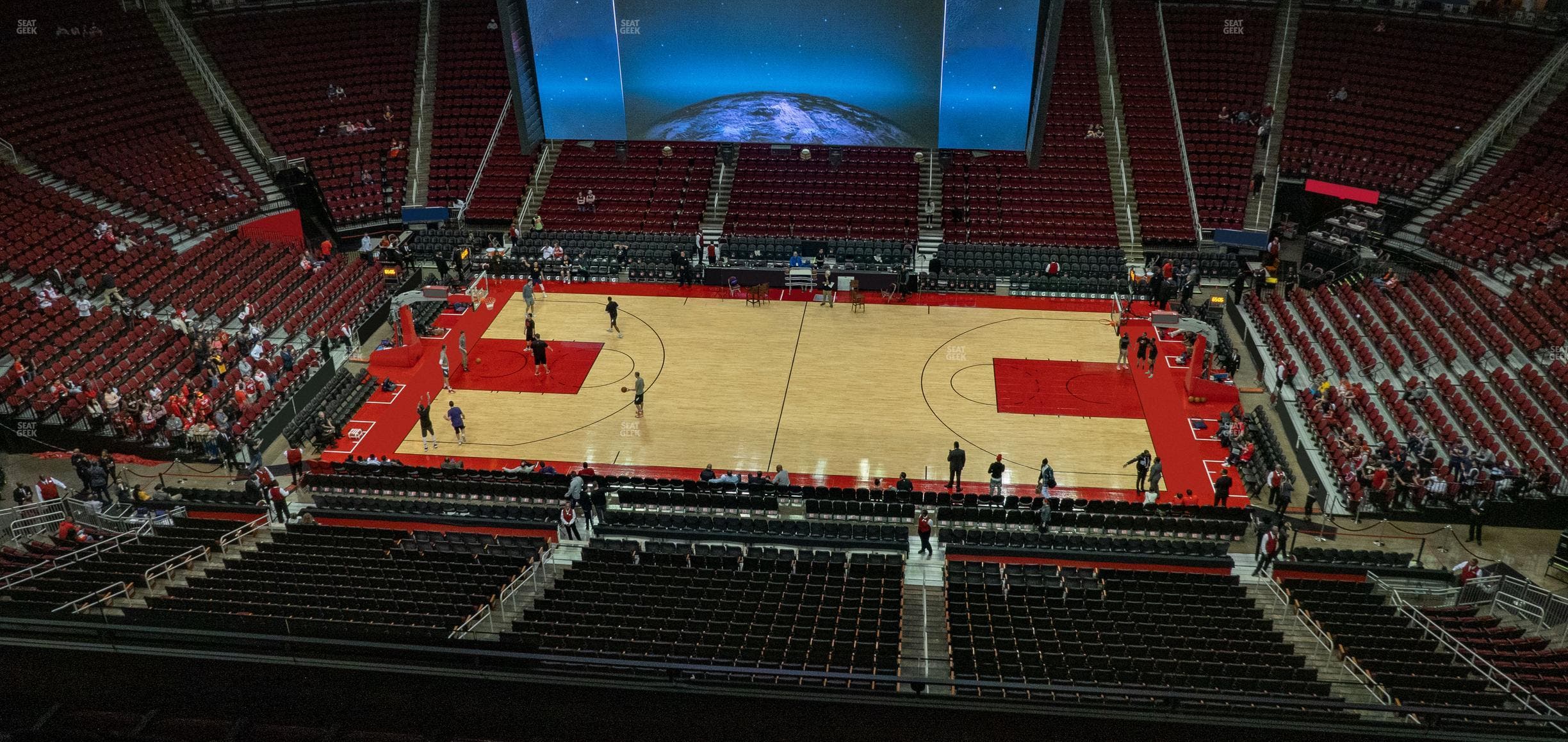 Toyota Center - Section 409 Seat View