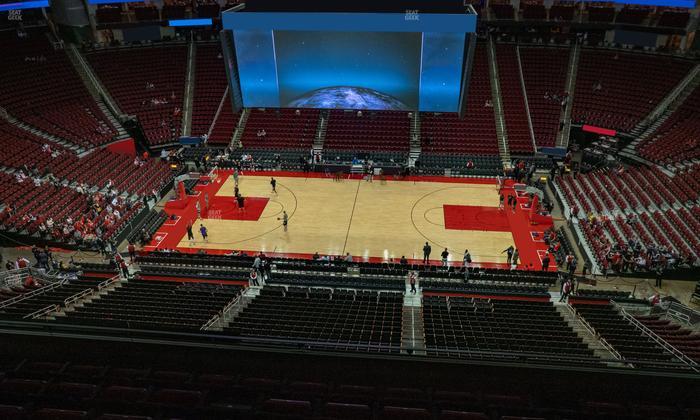 Toyota Center - Section 409 Seat View