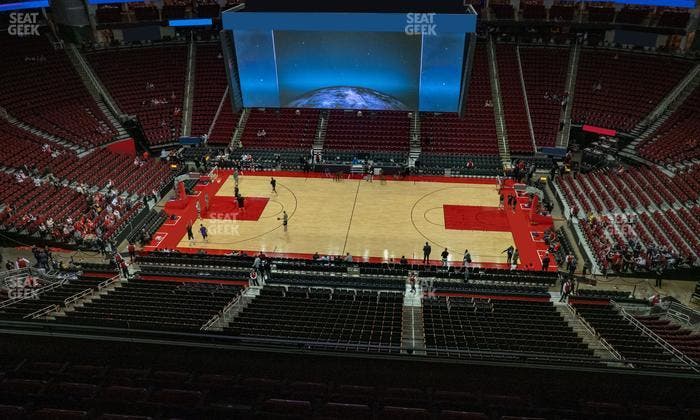 Toyota Center - Section 409 Seat View