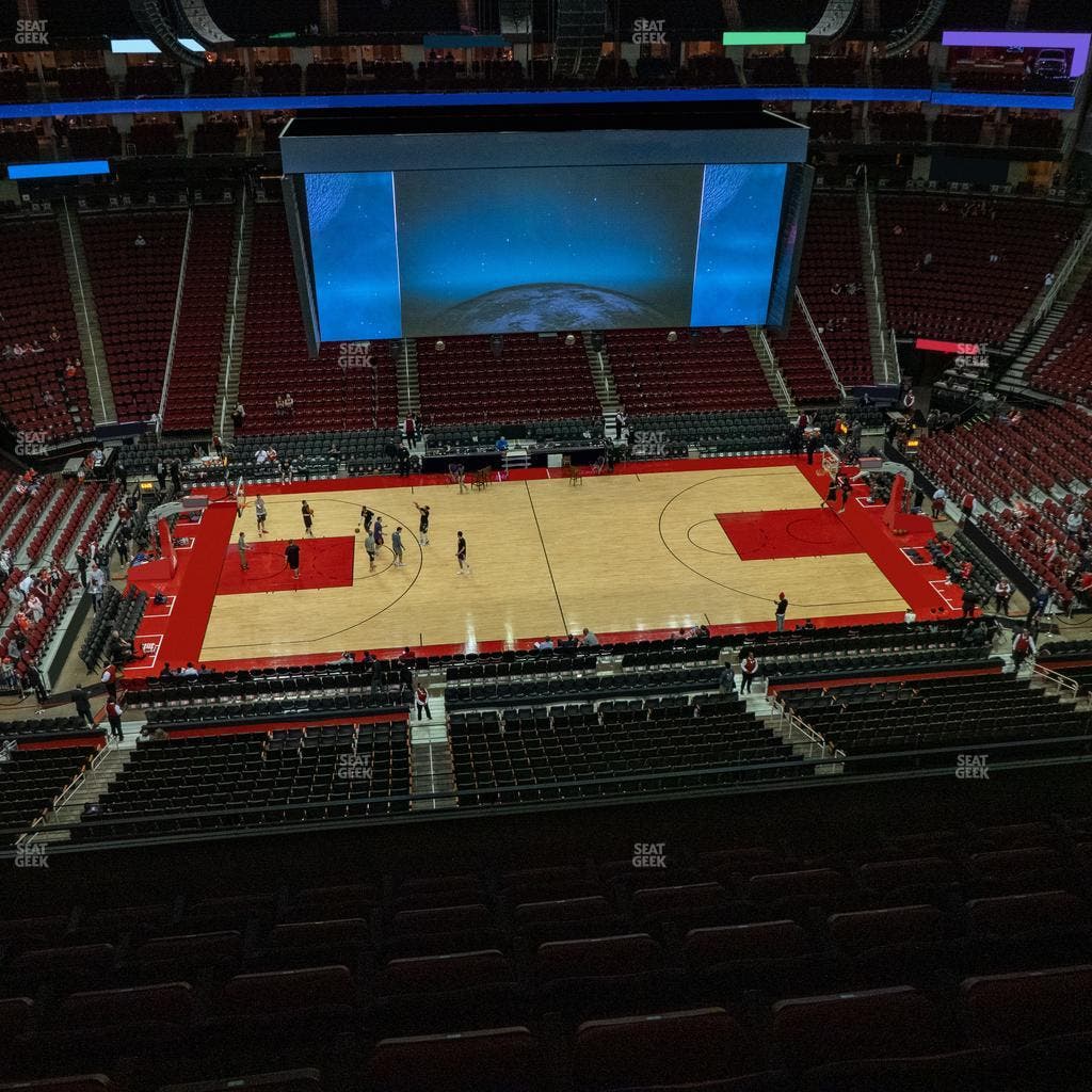 Toyota Center - Section 410 Seat View