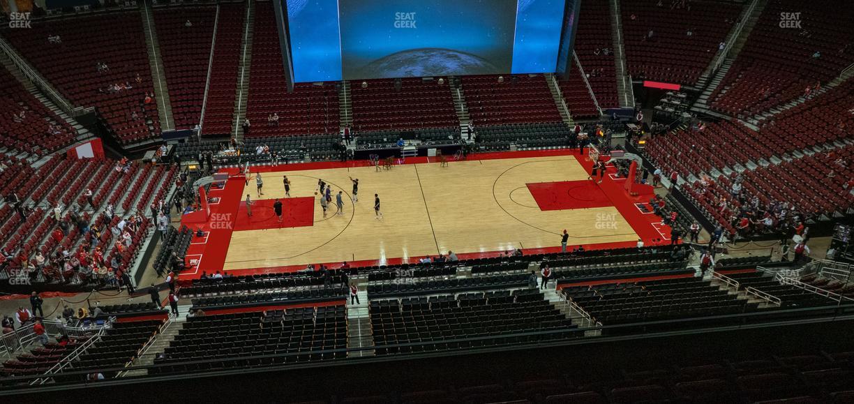 Toyota Center - Section 410 Seat View