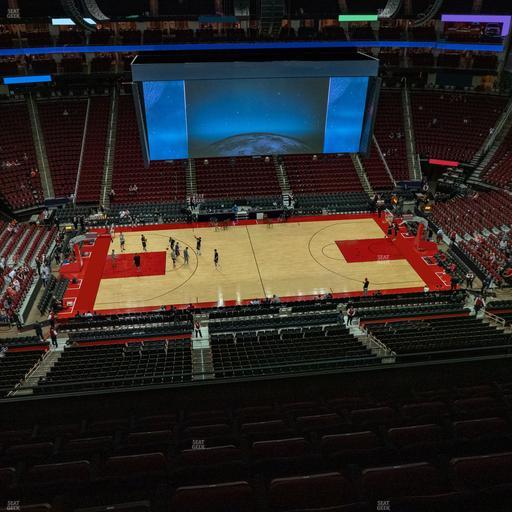 Toyota Center - Section 410 Seat View