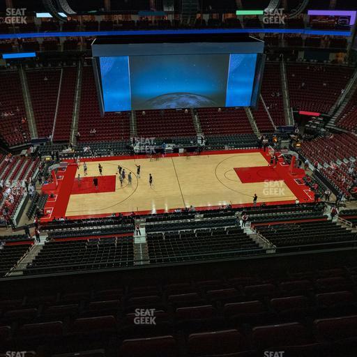 Toyota Center - Section 410 Seat View