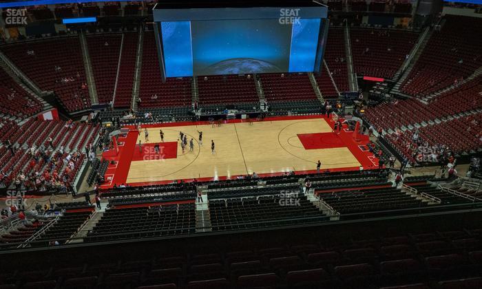 Toyota Center - Section 410 Seat View