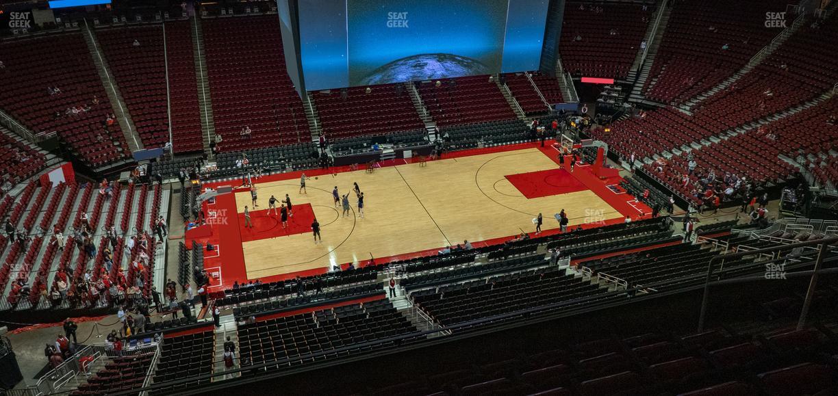 Toyota Center - Section 411 Seat View