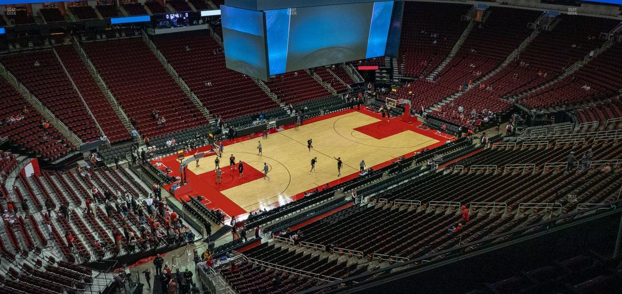 Toyota Center - Section 413 Seat View