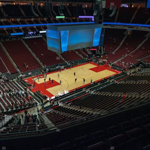 Toyota Center - Section 413 Seat View