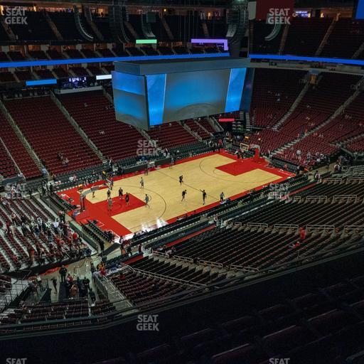 Toyota Center - Section 413 Seat View