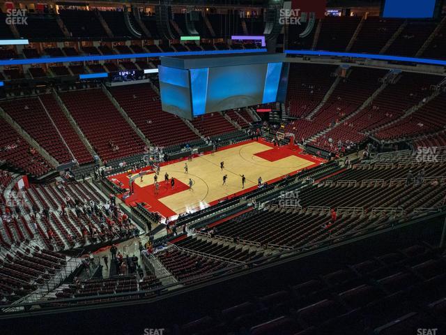 Toyota Center - Section 413 Seat View