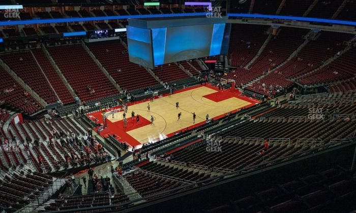 Toyota Center - Section 413 Seat View