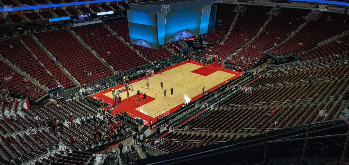 Toyota Center - Section 414 Seat View