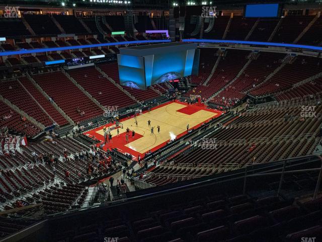 Toyota Center - Section 414 Seat View