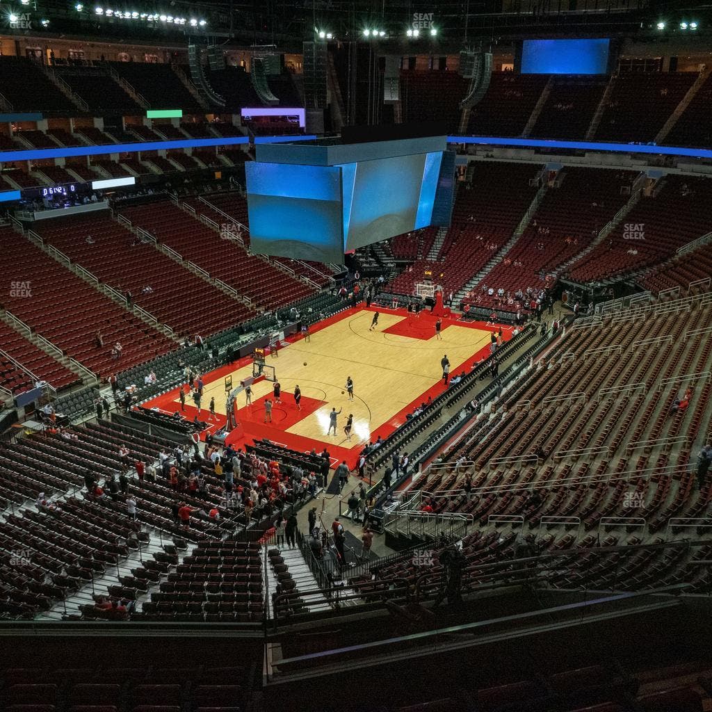 Toyota Center - Section 415 Seat View