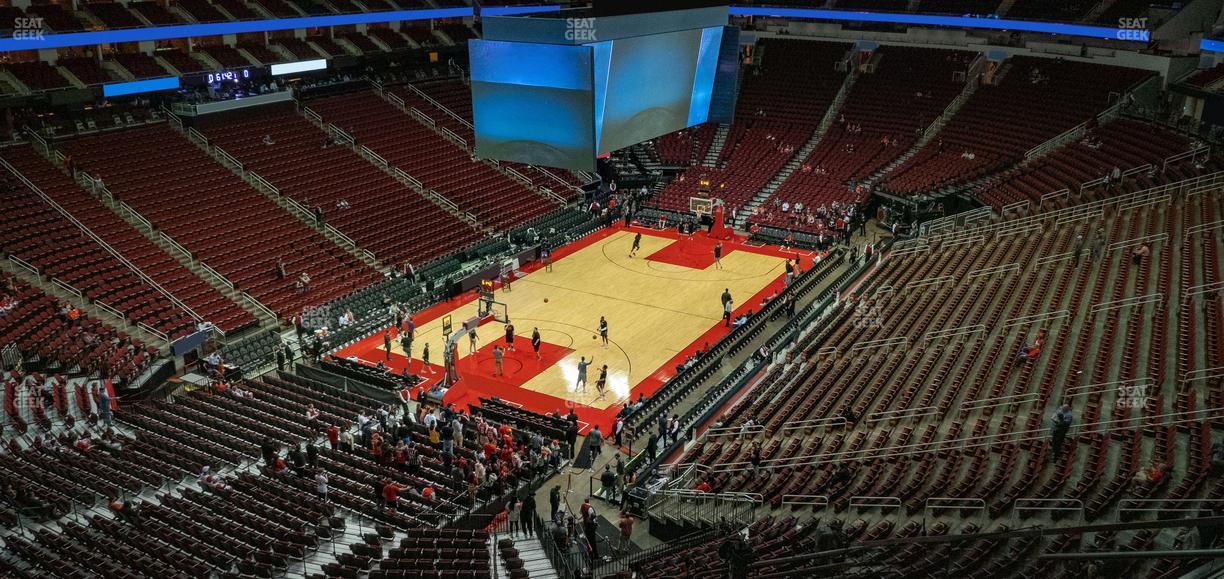 Toyota Center - Section 415 Seat View