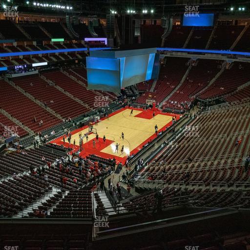 Toyota Center - Section 415 Seat View