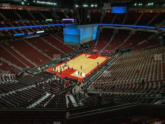 Toyota Center - Section 415 Seat View