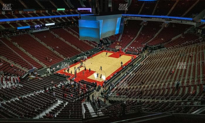 Toyota Center - Section 415 Seat View